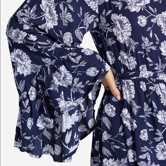 •Romper in Bloom• Off the Shoulder Floral Romper - Picture 5 of 7